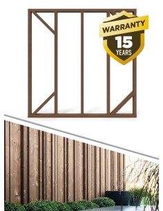 Cadre pour palissade en bois