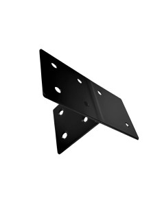 Paalverbinder T 9-12cm zwart