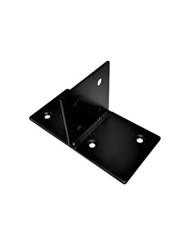 Paalverbinder T 9-12cm zwart