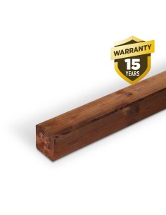 Poteau carré 9x9 cm - plein cœur