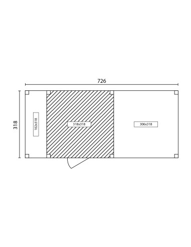 Abri de jardin Cubo Jaloezie