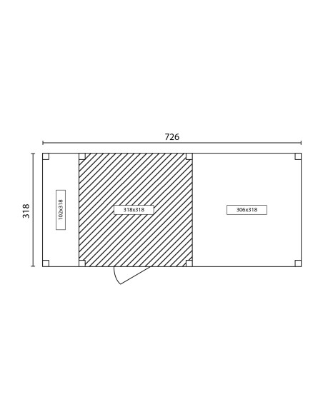 Abri de jardin Cubo Jaloezie