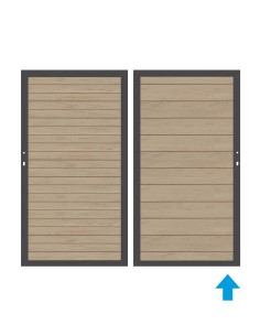 Portes et portails en bois composite 2