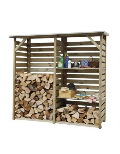 Abri bûches Carpinus