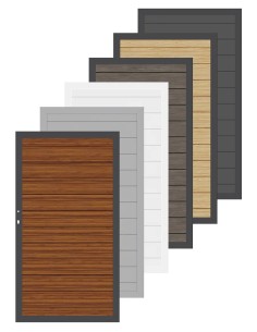 Porte de jardin en aluminium plus