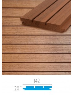 Bardage en Ayous Thermowood - Lignes 2