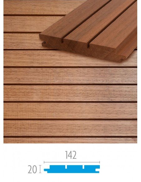 Thermowood Ayus gevelbekleding - Lines