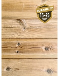 Finse naaldhout gevelbekleding - tand en groef