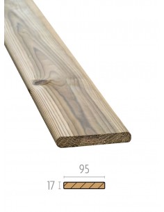 Planches de terrasse en Sapin traité autoclavé - à visser - lisses 2