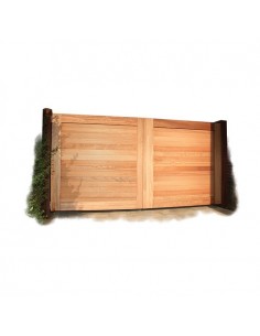 Portail de jardin exotique 2