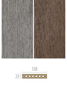 Planches de terrasse en bois composite Synthétique - fixation invis...