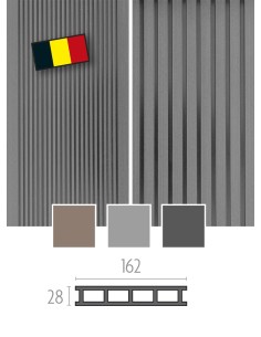Planches de terrasse en bois composite Wezembeek - fixation invisible