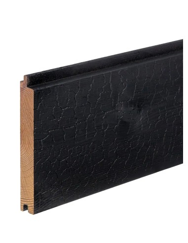 Gebrand houten gevelbekleding