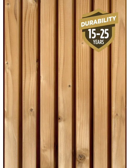 Thermowood Grenen Gevelbekleding Driedubbel