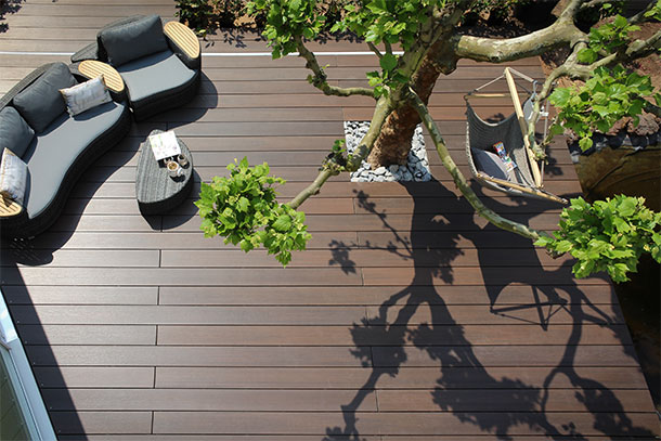 Terrasse en bois composite