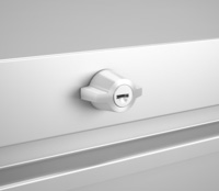 Poignée tournante avec serrure