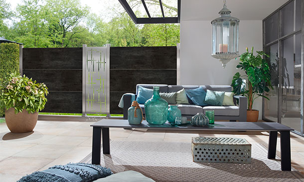 keramiek schutting xl darknight