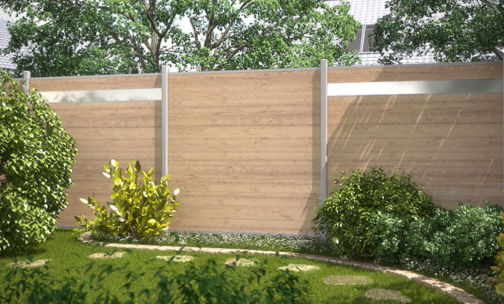 palissade en bois composite Louvain