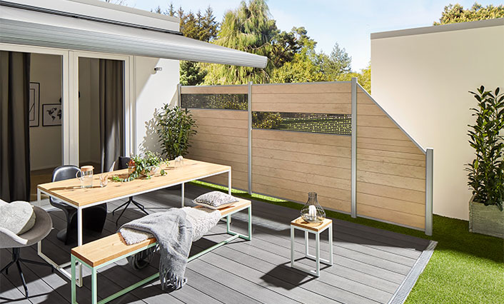 palissade en bois composite Tervuren