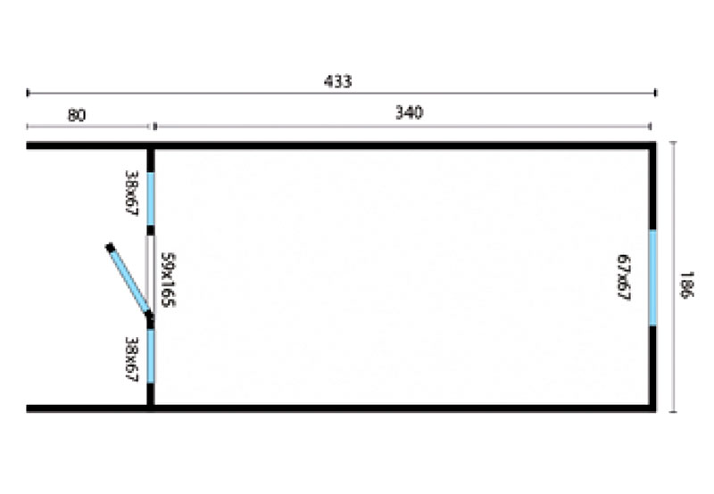 caravanplan met rond dak